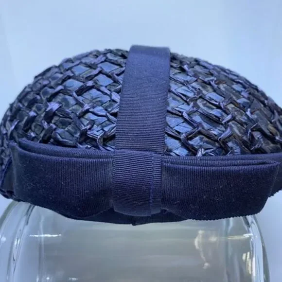Vintage Roi Chanda Boutique Blue Hat - Picture 5 of 9